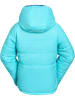 Peek U Omkeerbare doorgestikte jas "Clover" lichtblauw/blauw