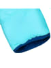 Peek U Omkeerbare doorgestikte jas "Clover" lichtblauw/blauw