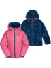 Peek U Wende-Steppjacke "Clover" in Pink/ Dunkelblau