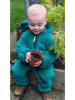 Peek U Fleece-Overall "Roscoe" in Grün