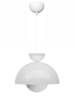 ABERTO DESIGN Lampa wisząca w kolorze białym - wys. 15 x Ø 25 cm