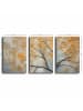 ABERTO DESIGN 3er-Set: Leinwanddrucke - (L)70 x (B)45 cm