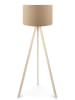 ABERTO DESIGN Standleuchte in Beige - (H)140 x Ø 38 cm