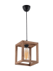 ABERTO DESIGN Lampa wisząca w kolorze brązowym - 16 x 16 cm