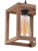 ABERTO DESIGN Hängeleuchte in Braun - (B)16 x (H)16 cm