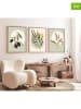 ABERTO DESIGN 3-delige set: ingelijste kunstdrukken op hout