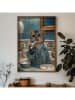 ABERTO DESIGN Druk artystyczny w drewnianej ramce - 70 x 50 cm