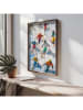 ABERTO DESIGN Gerahmter Holzkunstdruck - (L)70 x (B)50 cm