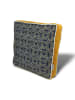 ABERTO DESIGN Stuhlkissen in Dunkelblau/ Gold