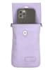 ZEBRA Leren smartphonetas "Lisa" zwart - (B)12 x (H)18 cm
