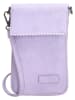 ZEBRA Leren smartphonetas "Lisa" zwart - (B)12 x (H)18 cm