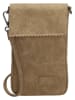 ZEBRA Leder-Handytasche "Lisa" in Beige - (B)12 x (H)18 x (T)1 cm