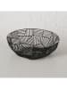 Boltze 2-delige set: decoratieve schalen "Graphina" zwart