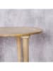Boltze Bijzettafel "Norska" lichtbruin - (H)47 x Ø 54 cm