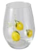Boltze Szklanka "Capri" w kolorze żółtym - wys. 13 cm