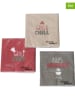 Boltze 3er-Set: Servietten "Grillzeit in Rot/ Beige/ Grau - 3x 20 Stück