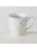 Boltze 2-delige set: mokken "Portofino" beige/blauw/wit - 480 ml