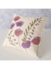 Boltze Kissen "Pilena" in Beige/ Lila - (L)45 x (B)45 cm