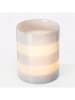 Boltze Windlicht "Vanessa" crème/grijs - (H)12 cm