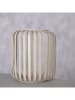 Boltze Windlicht "Viki" beige - (H)15 x Ø 13 cm