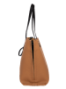 Victor & Hugo Paris Leder-Shopper "Maina" in Beige - (B)35 x (H)27 x (T)15 cm