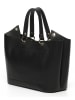 Victor & Hugo Paris Leder-Shopper "Vita" in Schwarz - (B)37 x (H)23 x (T)13 cm