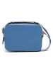 Victor & Hugo Paris Leren schoudertas "Luca" blauw - (B)23,5 x (H)16,5 x (D)7 cm