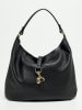 Victor & Hugo Paris Leder-Schultertasche "Margot" in Schwarz - (B)30 x (H)39 x (T)2 cm