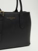 Victor & Hugo Paris Leder-Schultertasche "Tuileries" in Schwarz - (B)31 x (H)23 x (T)11 cm