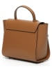 Victor & Hugo Paris Leren handtas "Nael" camel - (B)26,5 x (H)21 x (T)8,5 cm