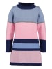 Blue Seven Strickkleid in Rosa/ Blau