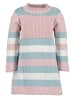 Blue Seven Gebreide jurk lichtblauw/lichtroze/wit