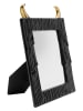 Kare Bilderrahmen "Yeti" in Schwarz/ Gold - (B)18,5 x (H)28,5 cm