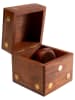 Kare 6tlg.Set: Dekobox mit Würfeln "Dice" in Hellbraun