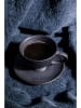 Kare Kaffeetasse "Diva" in Schwarz/ Gold