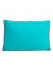 Kare Kussen "Fiorista" turquoise/meerkleurig - (L)60 x (B)40 cm