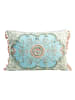 Kare Kissen "Orient" in Türkis - (L)60 x (B)40 cm