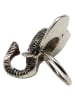 Kare 4er-Set: Serviettenringe "Happy Elephants" in Silber - (B)3 x (H)3 cm