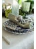 Kare 4er-Set: Serviettenringe "Happy Elephants" in Silber - (B)3 x (H)3 cm