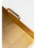 Kare Tablett "Serpente" in Gold - (L)42 x (B)41 cm