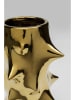 Kare Vase "Pointy" in Gold - (H)25 x Ø 14,5 cm