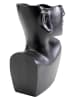 Kare Vase "Rostro Side" in Schwarz - (H)27 cm