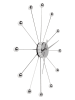 Kare Wanduhr "Like Umbrella Balls" in Silber - Ø 60 cm