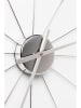 Kare Wanduhr "Like Umbrella Balls" in Silber - Ø 60 cm
