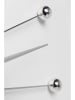 Kare Wandklok "Like Umbrella Balls" zilverkleurig - Ø 60 cm