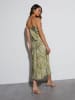 Milan Kiss Kleid in Khaki/ Weiß