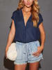 LA Angels Bluse in Dunkelblau