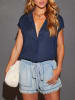 LA Angels Bluse in Dunkelblau