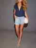 LA Angels Bluse in Dunkelblau