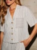 LA Angels Blouse crème/lichtgrijs